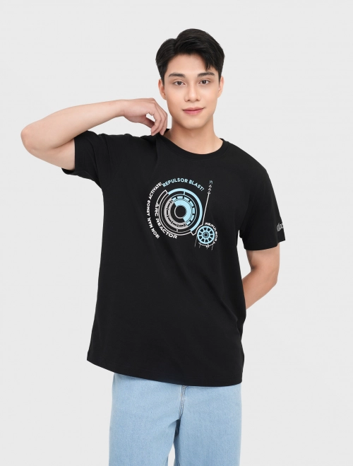 Áo phông nam cotton USA dáng suông in hình Avenger