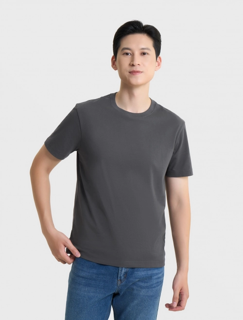 Áo phông nam basic dáng suông 