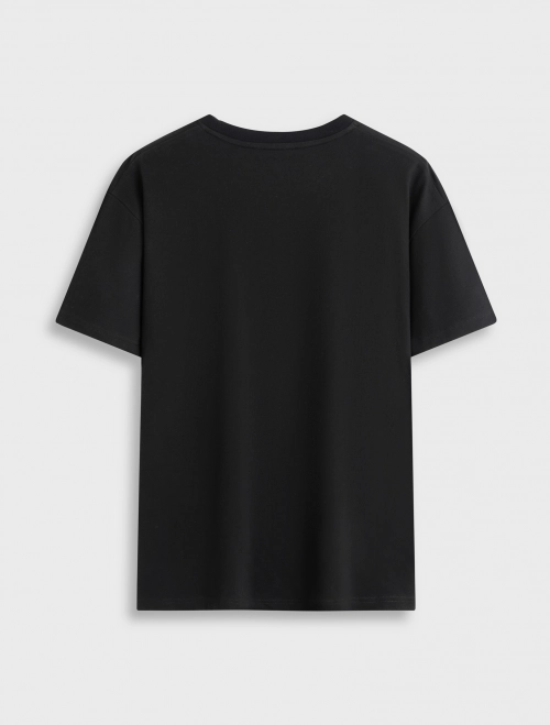 Áo phông nam dáng suông có hình in