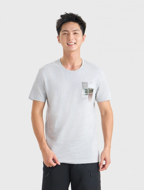 Áo phông nam Cotton USA có hình in