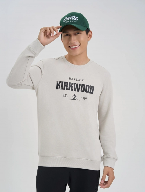 Áo nỉ nam có hình in