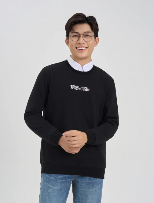 Áo nỉ nam có hình in