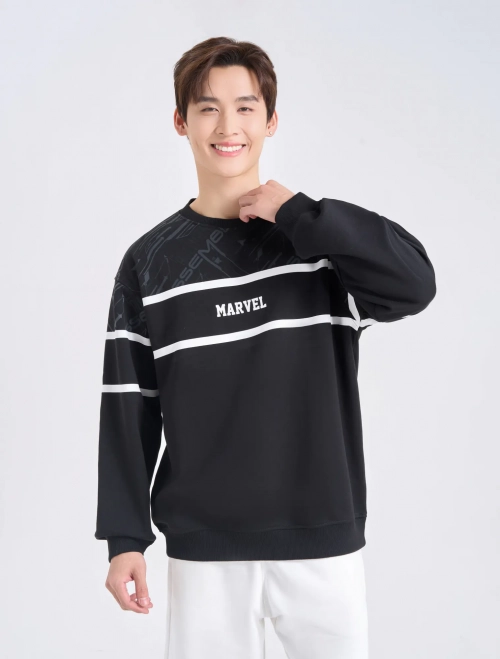 Áo nỉ nam in hình Avenger