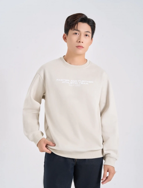 Áo nỉ nam có hình in