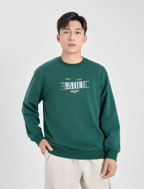 Áo nỉ nam có hình in