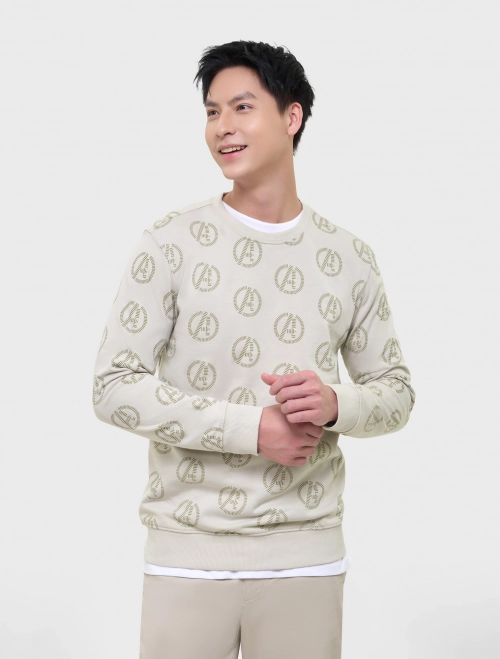 Áo nỉ nam in hình Marvel