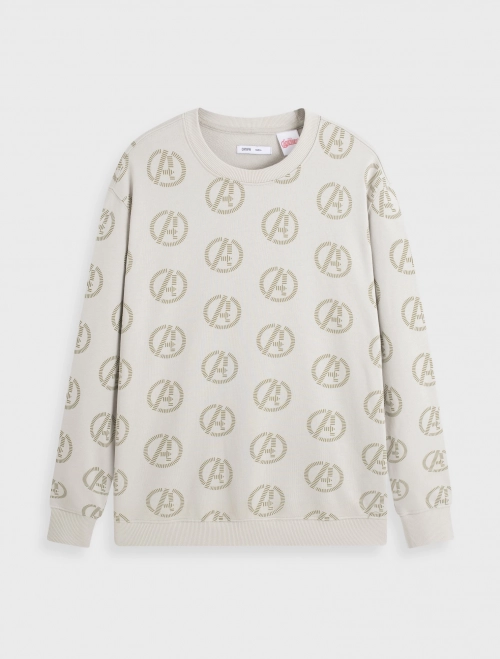 Áo nỉ nam in hình Marvel