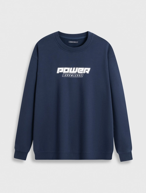 Áo nỉ nam có hình in