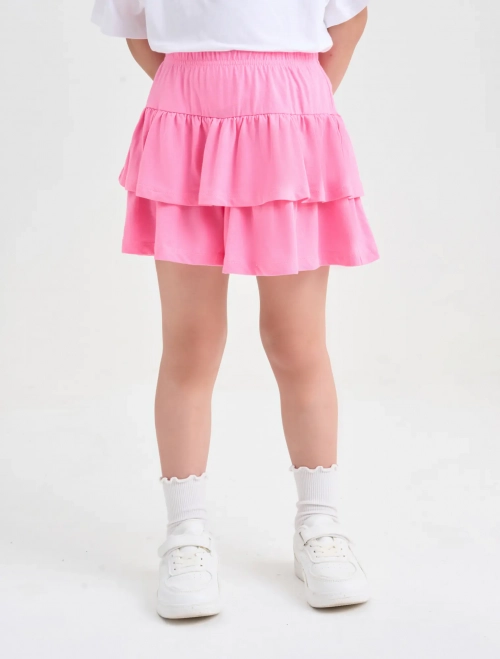 Quần giả váy bé gái cotton USA bèo tầng