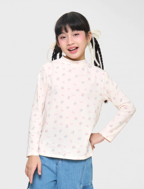 Áo body bé gái cổ 3 phân | Oeko-Tex