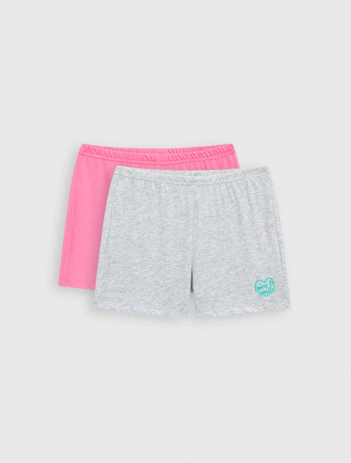 Combo 2 quần mặc nhà bé gái cạp chun