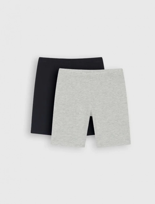 Combo 2 quần legging mặc nhà bé gái dáng lửng