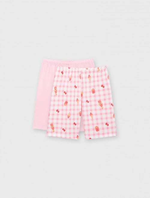 Combo 2 quần legging mặc nhà bé gái