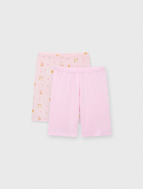 Pack 2 quần legging mặc nhà bé gái