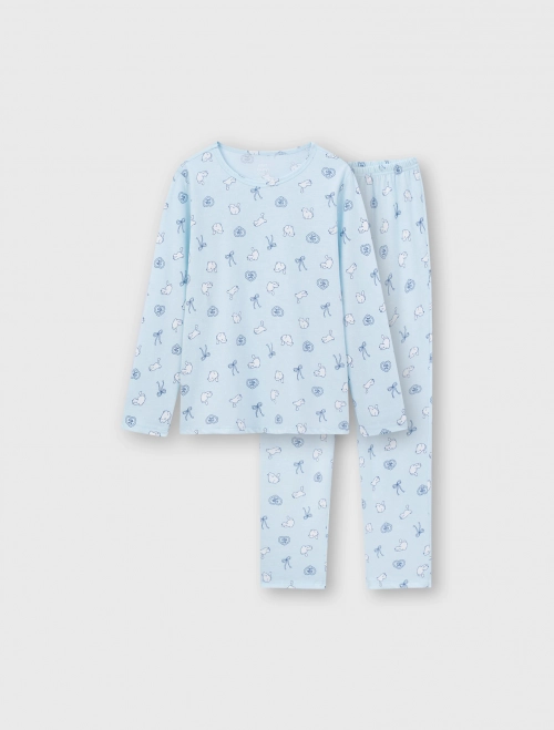 Bộ mặc nhà bé gái có hình in | Oeko-Tex