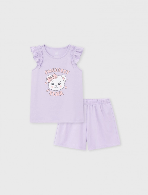 Bộ mặc nhà bé gái