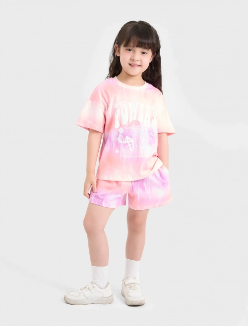 Bộ quần áo bé gái cotton in hình Minnie