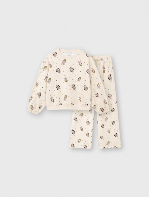 Bộ quần áo bé gái in hình Mickey