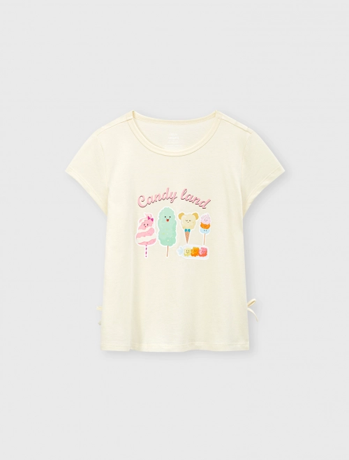 Áo phông bé gái Cotton USA có hình in | OEKO-TEX