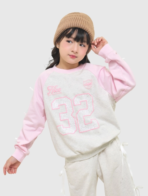 Áo nỉ bé gái có hình in