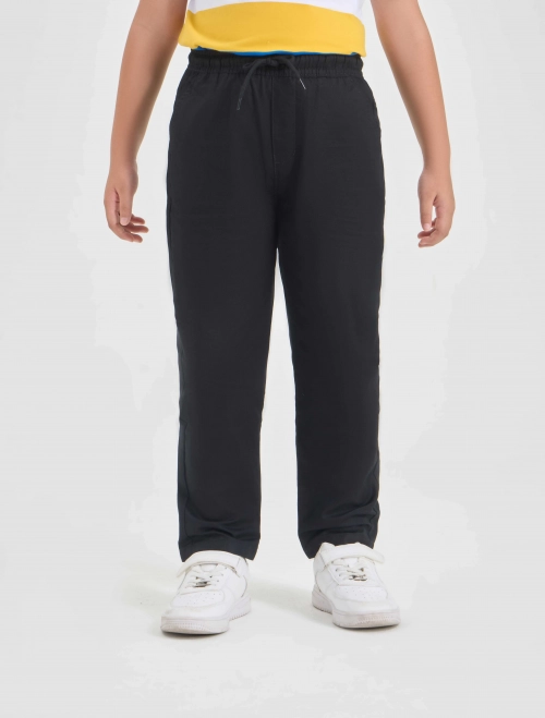 Quần khaki bé trai cotton cạp chun dáng suông