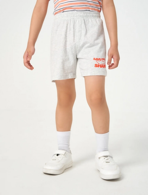 Combo 2 quần mặc nhà bé trai cotton cạp chun có hình in