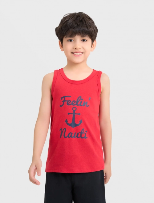 Combo 2 áo ba lỗ mặc nhà bé trai