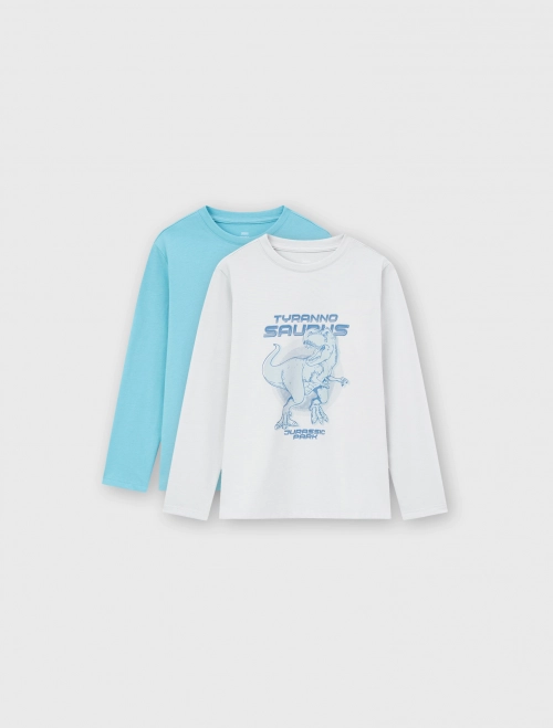 Combo 2 áo mặc nhà bé trai có hình in | Oeko-Tex