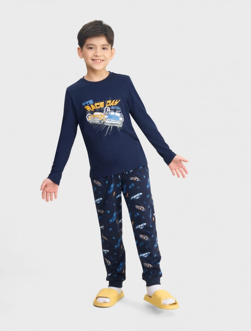 Bộ mặc nhà bé trai có hình in | Oeko-Tex