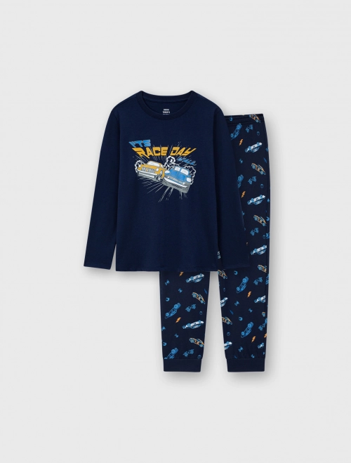 Bộ mặc nhà bé trai có hình in | Oeko-Tex