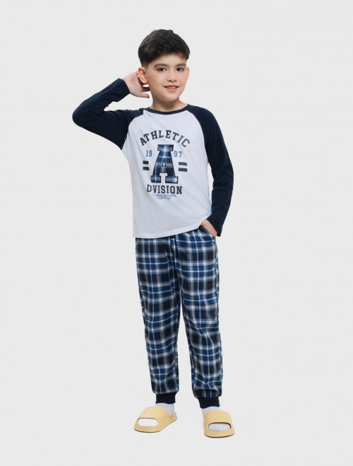 Bộ mặc nhà bé trai có hình in | Oeko-Tex