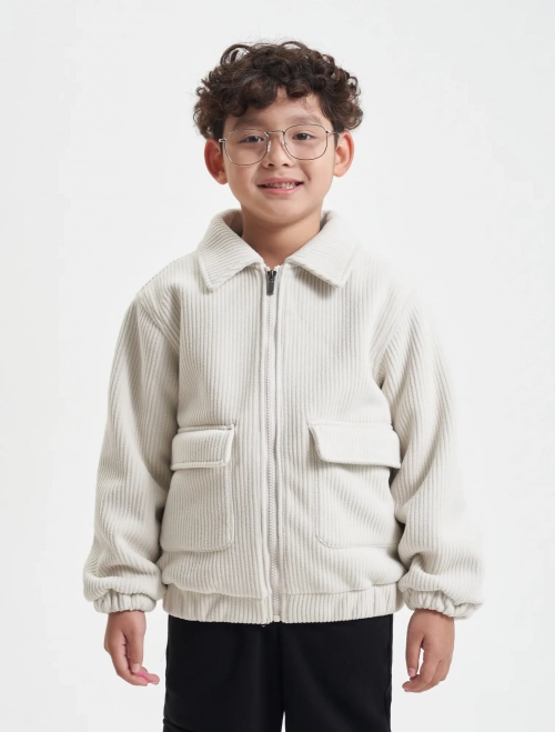 Áo khoác bé trai nhung ép 2 mặt