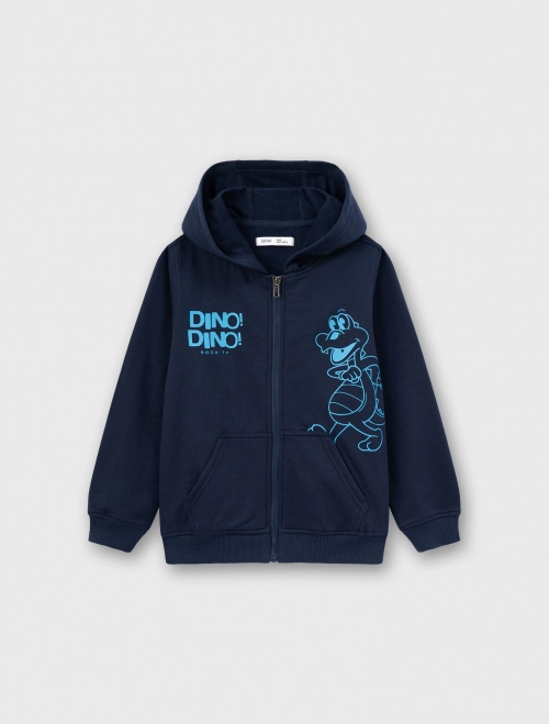 Áo khoác nỉ bé trai cào bông