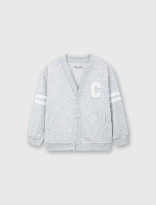 Áo khoác nỉ bé trai cào lông