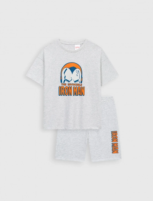 Bộ quần áo bé trai cotton có hình in Hulk