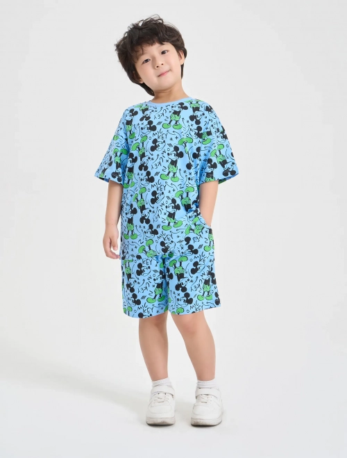 Bộ quần áo bé trai in Mickey & Friend