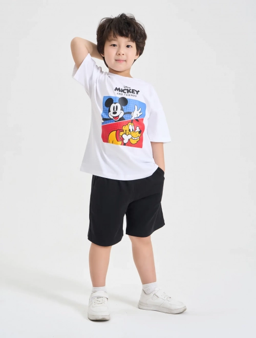 Bộ quần áo bé trai in Mickey & Friend