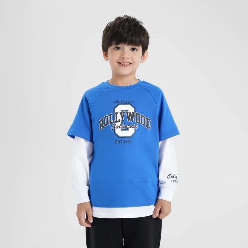 Áo phông bé trai cotton USA dài tay