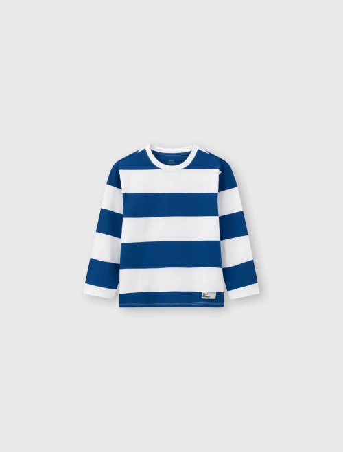 Áo phông bé trai cotton dài tay