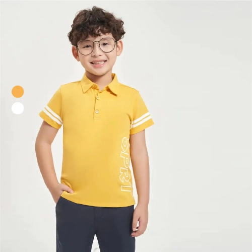 Áo polo bé trai cotton USA có hình in