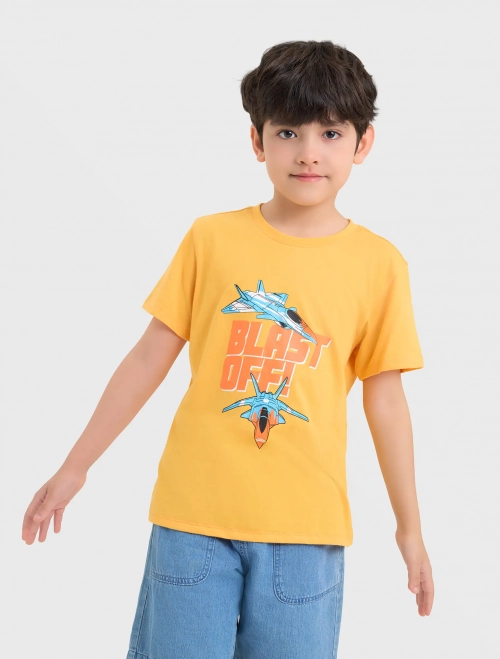 Áo phông bé trai cotton USA có hình in