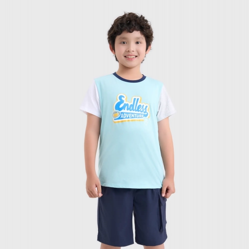Áo phông bé trai cotton USA có hình in