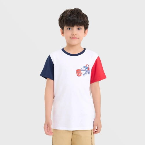 Áo phông bé trai cotton USA có hình in