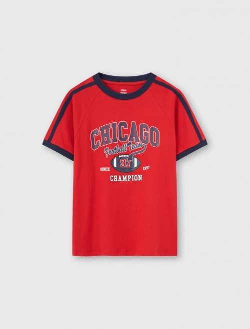 Áo phông bé trai cotton USA có hình in