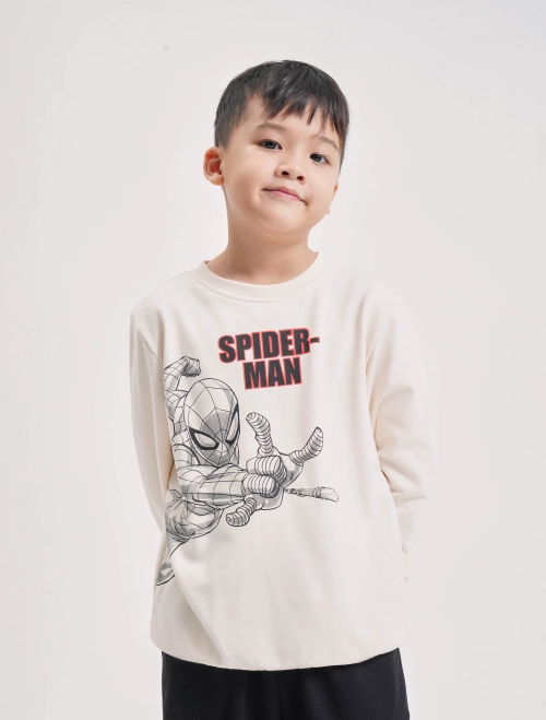 Áo nỉ bé trai in hình Spiderman
