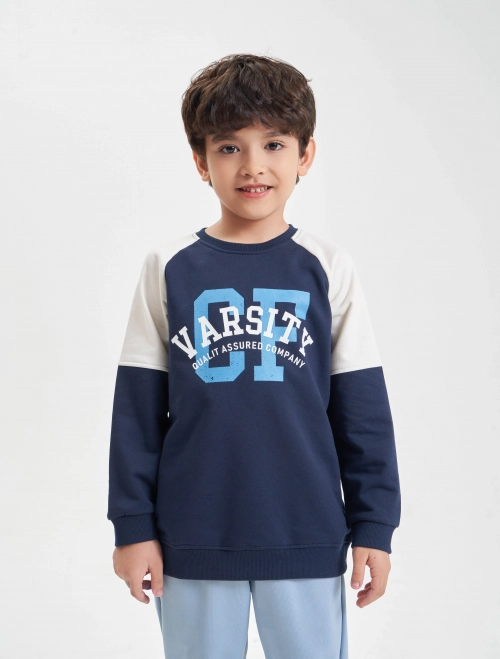 Áo nỉ bé trai cotton USA có hình in
