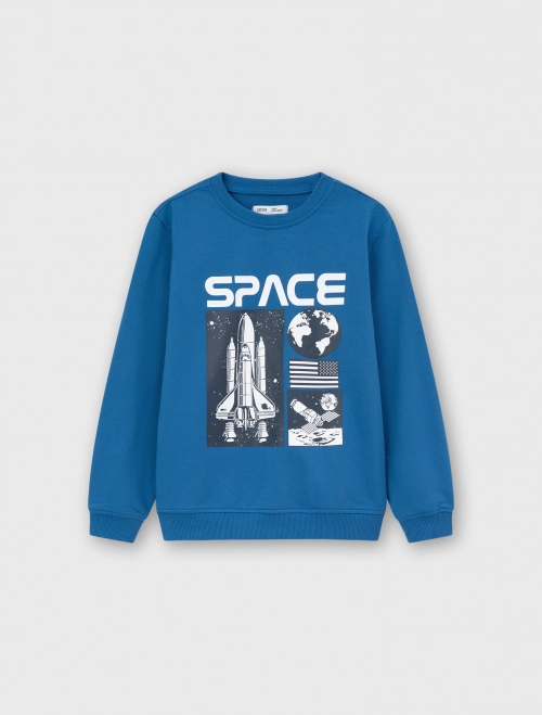 Áo nỉ bé trai có hình in