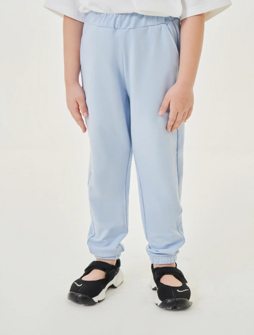 Quần nỉ unisex trẻ em chun gấu