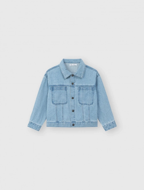 Áo khoác denim unisex trẻ em