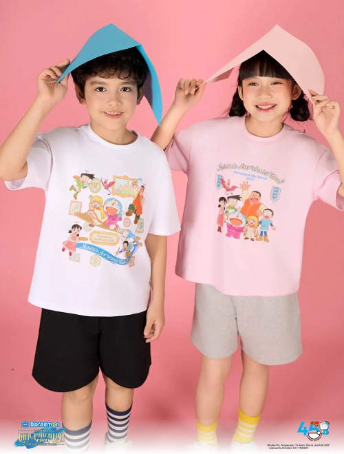 Bộ quần áo unisex trẻ em Doraemon & Friends